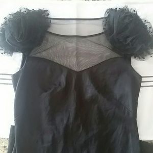 Pearl black body con dress.